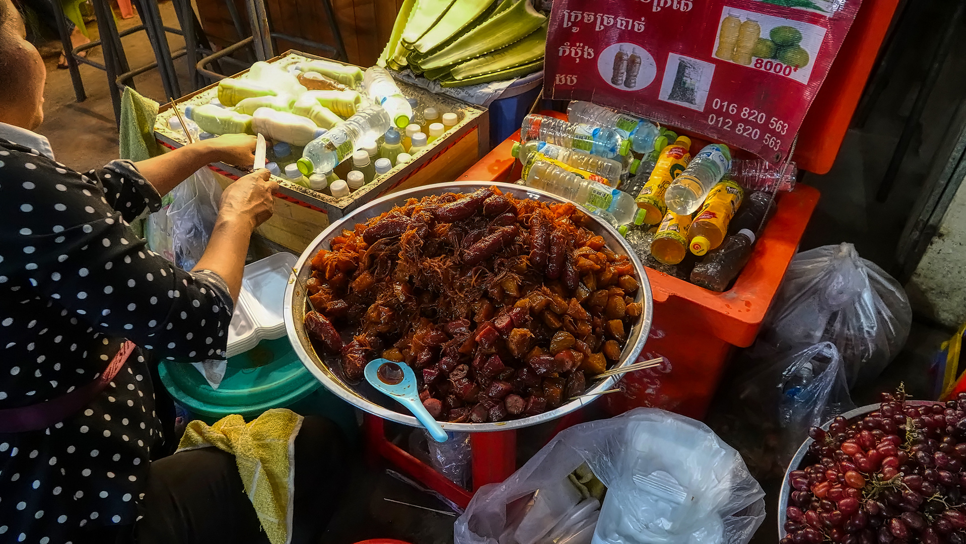 Auf dem Markt in Sihanoukville, Kambodscha (I)