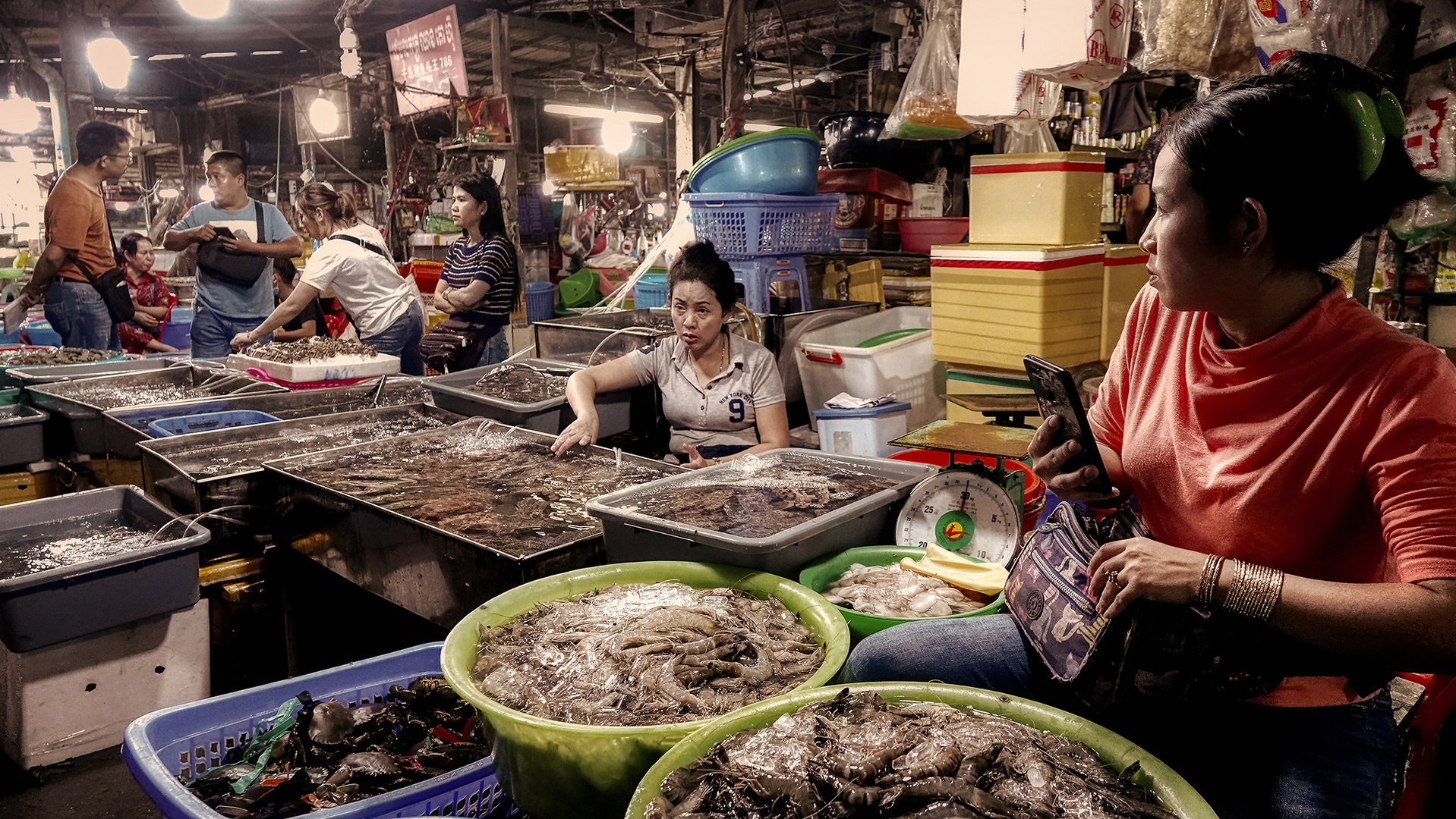 Auf dem Markt in Sihanoukville, Kambodscha (XIV)