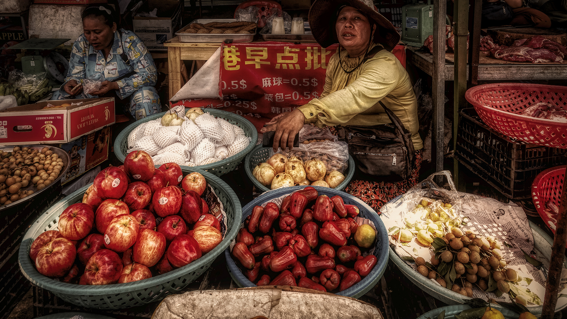 Auf dem Markt in Sihanoukville, Kambodscha (XIX)