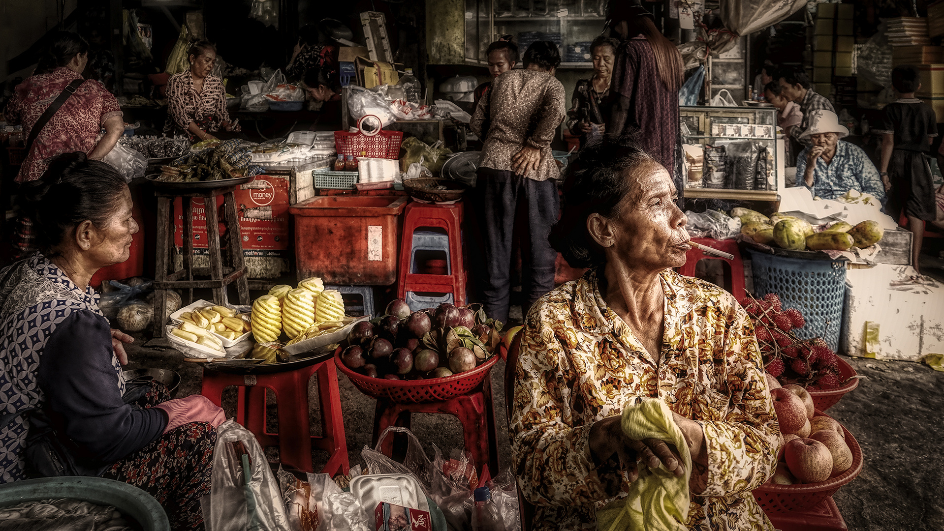 Auf dem Markt in Sihanoukville, Kambodscha (XVI)