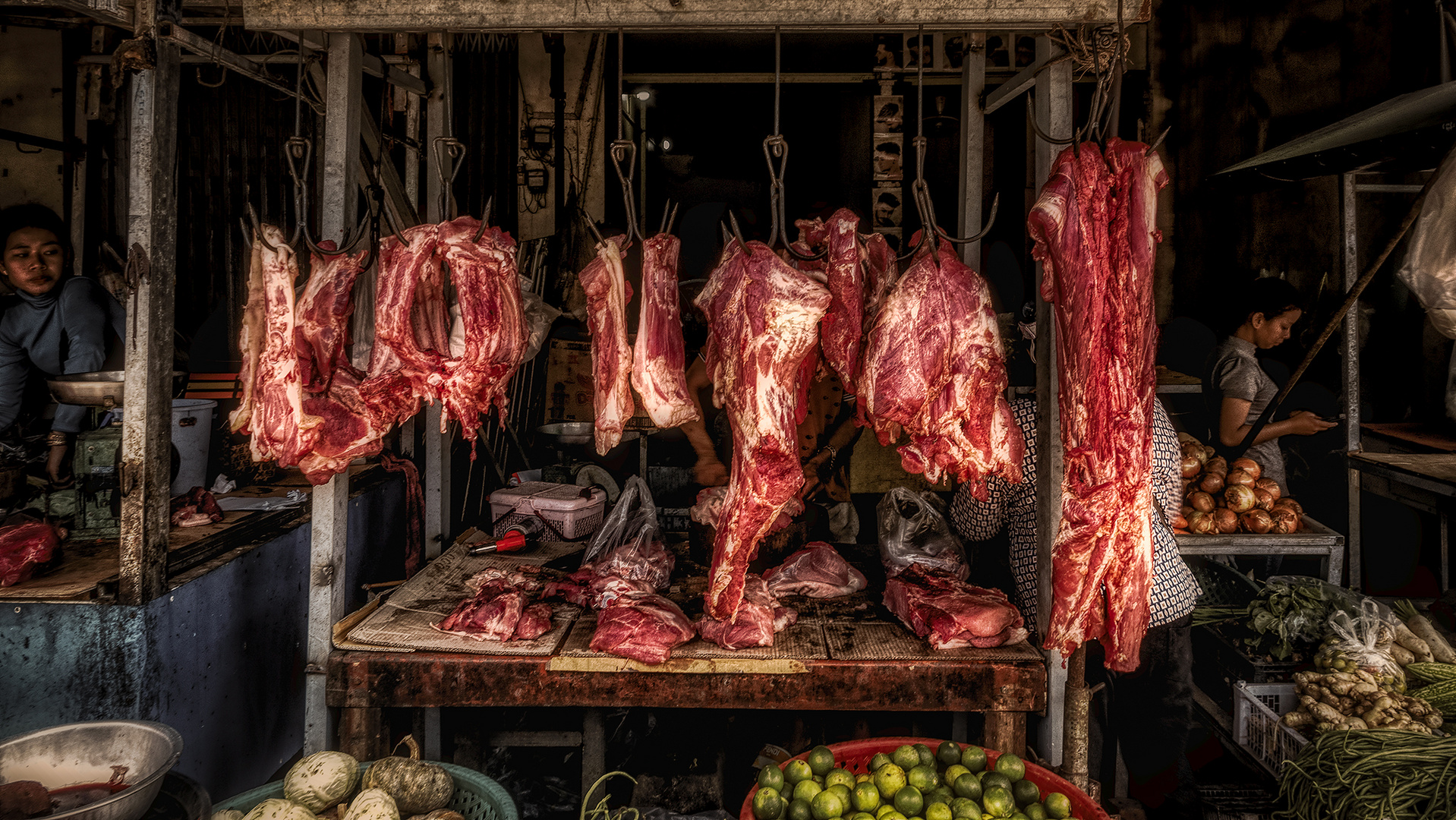 Auf dem Markt in Sihanoukville, Kambodscha (XVIII)