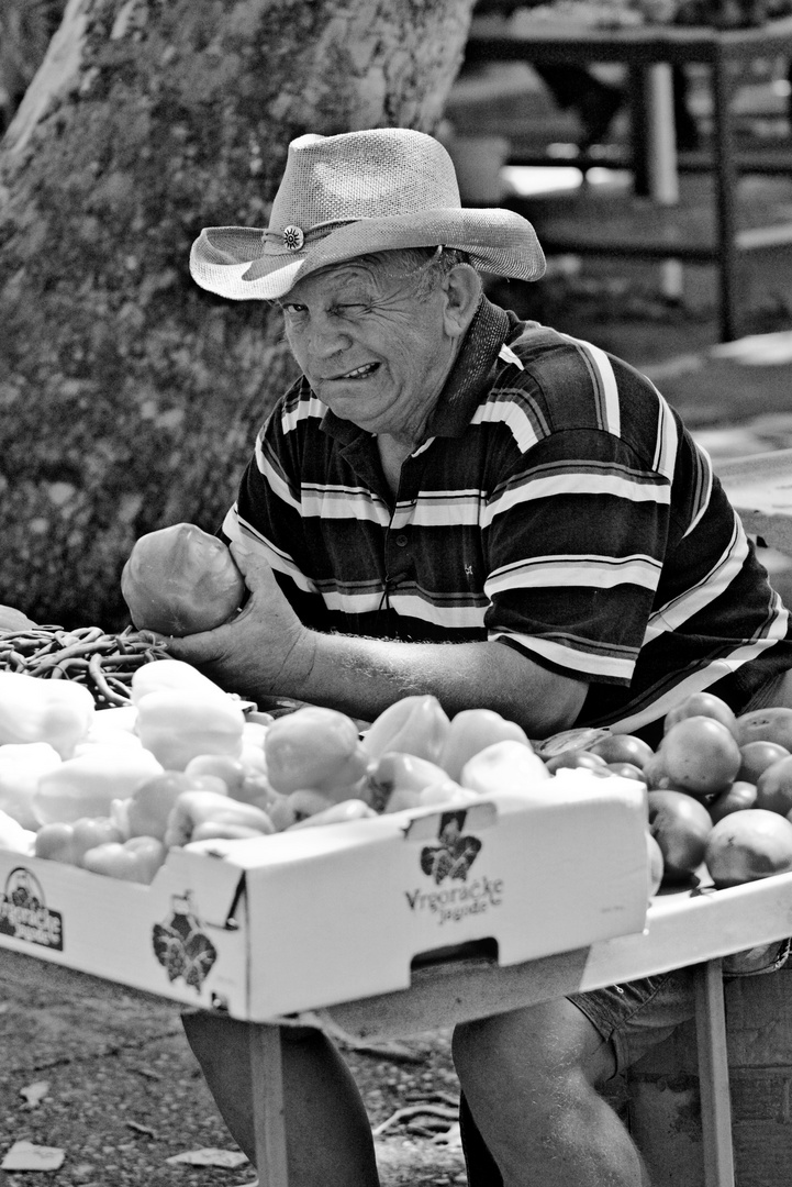 auf dem markt in Split...