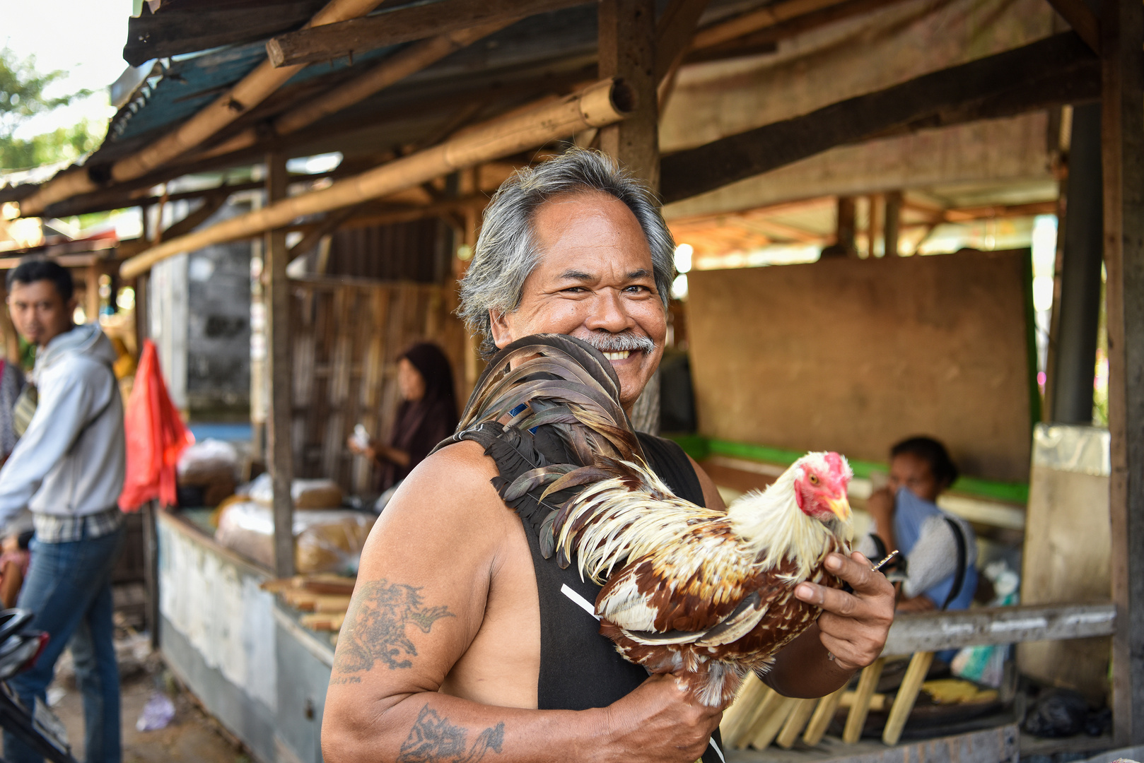 Auf dem Markt in Tanjung 04