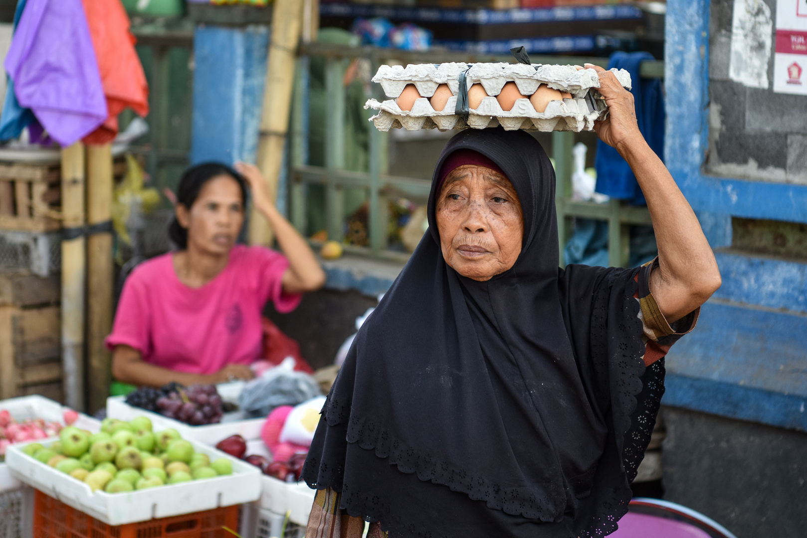 Auf dem Markt in Tanjung 05