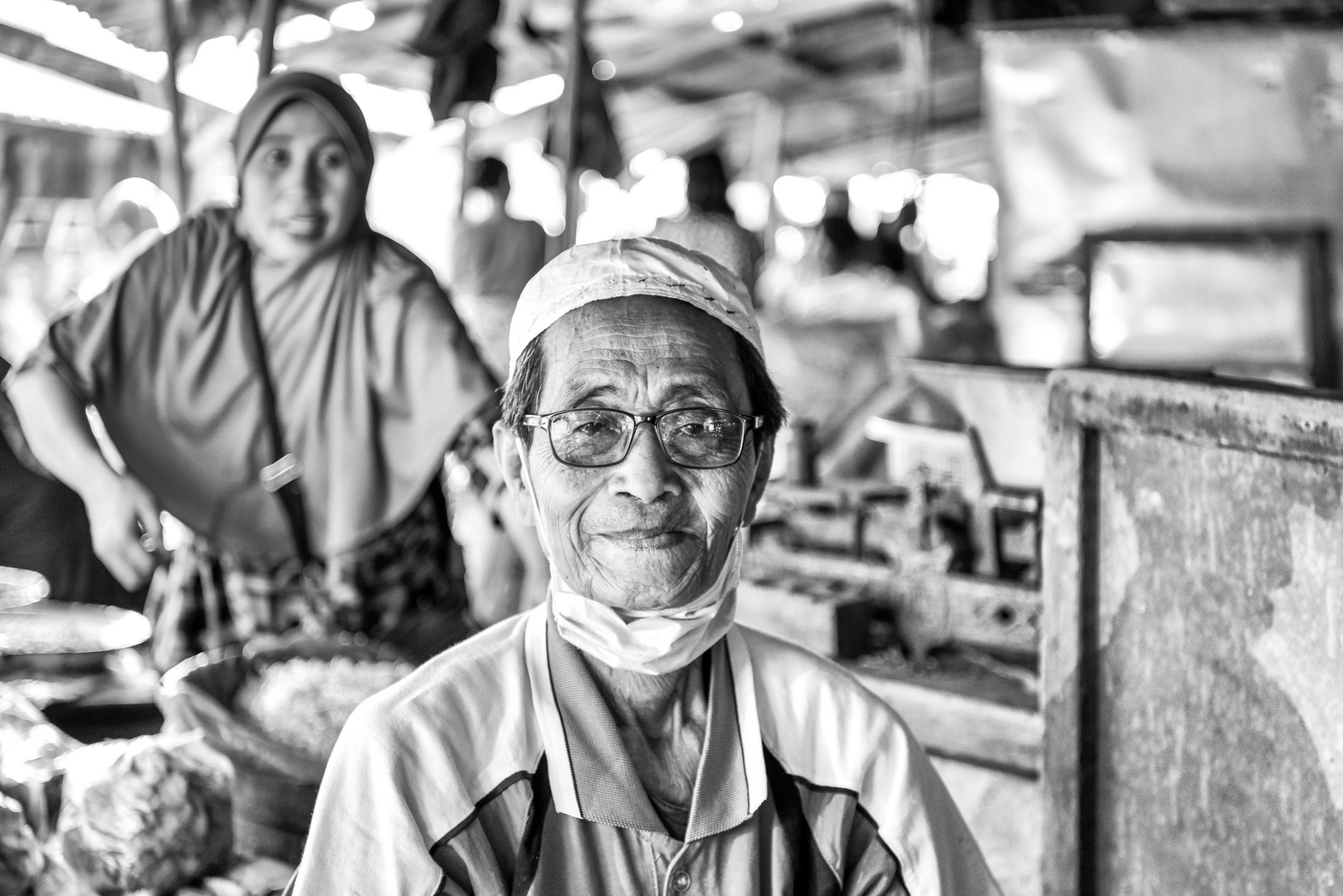 Auf dem Markt in Tanjung 21