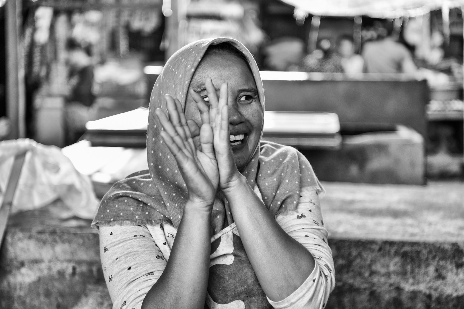 Auf dem Markt in Tanjung 23