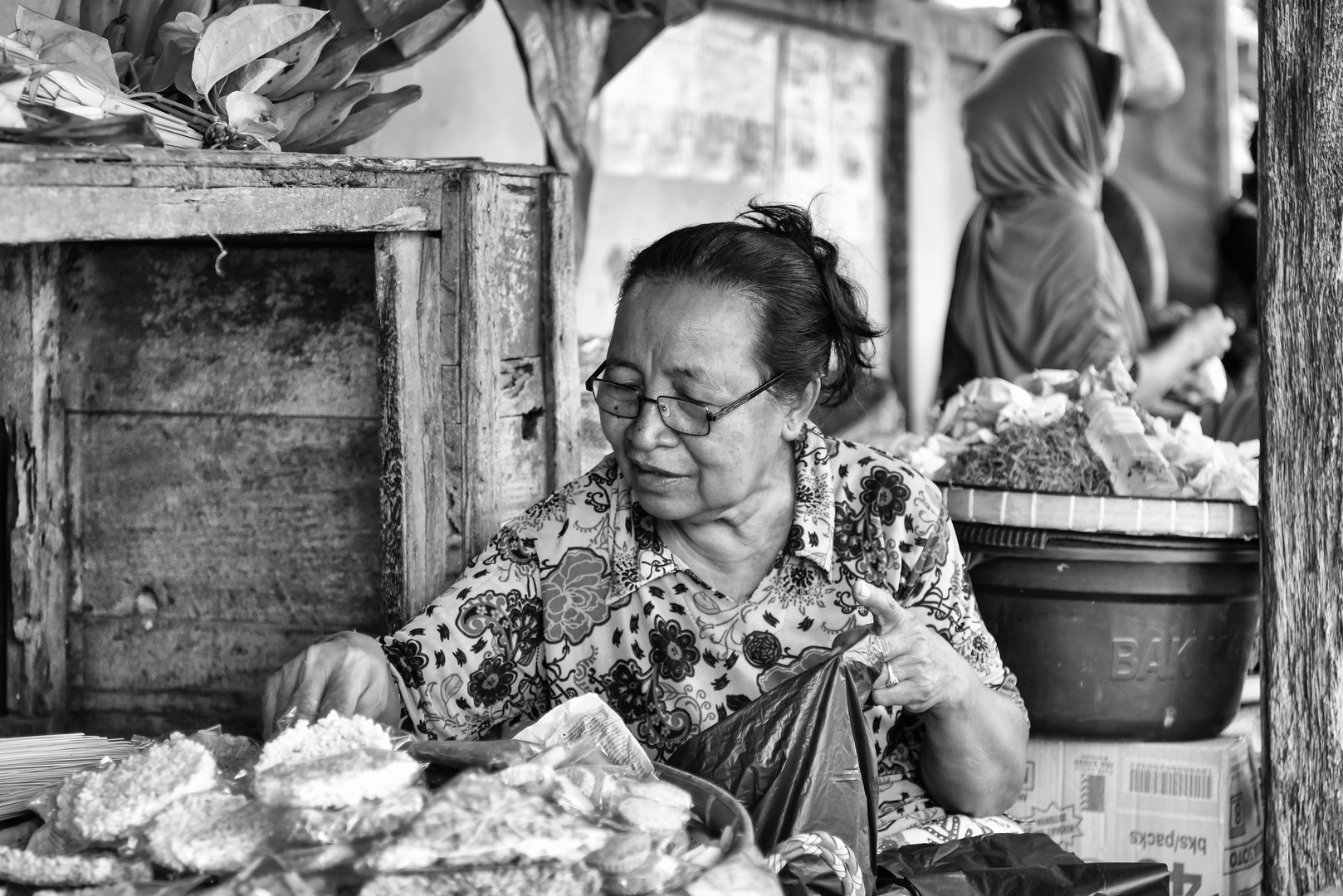 Auf dem Markt in Tanjung 24