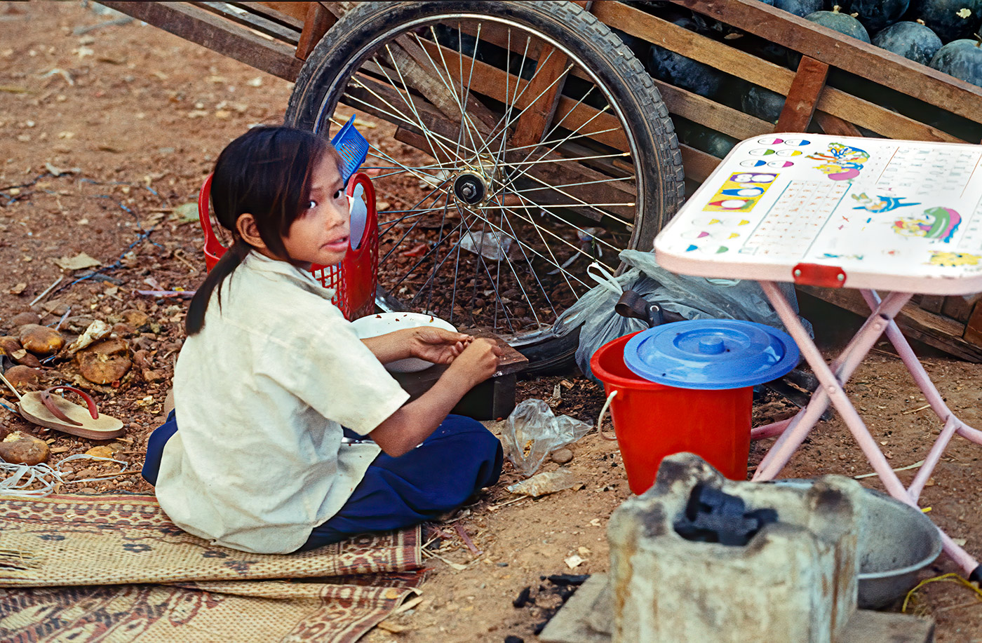 Auf dem Markt in Vientiane