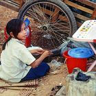 Auf dem Markt in Vientiane