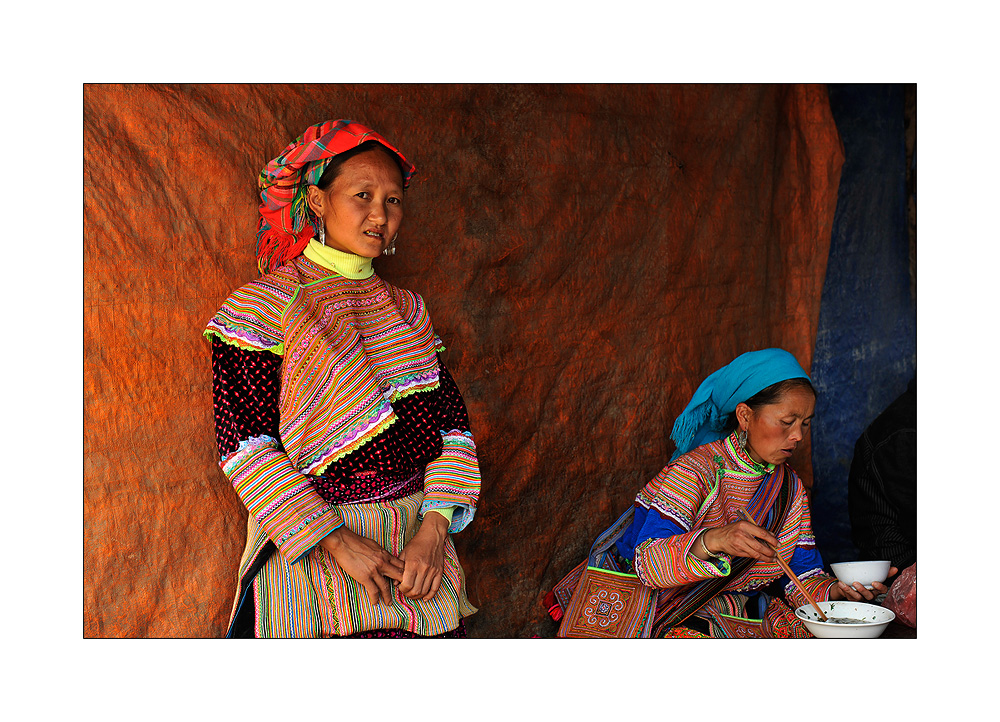 Auf dem Markt von Bac Ha