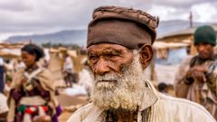 Auf dem Markt von Lalibela, Äthiopien, 2010.11.13.