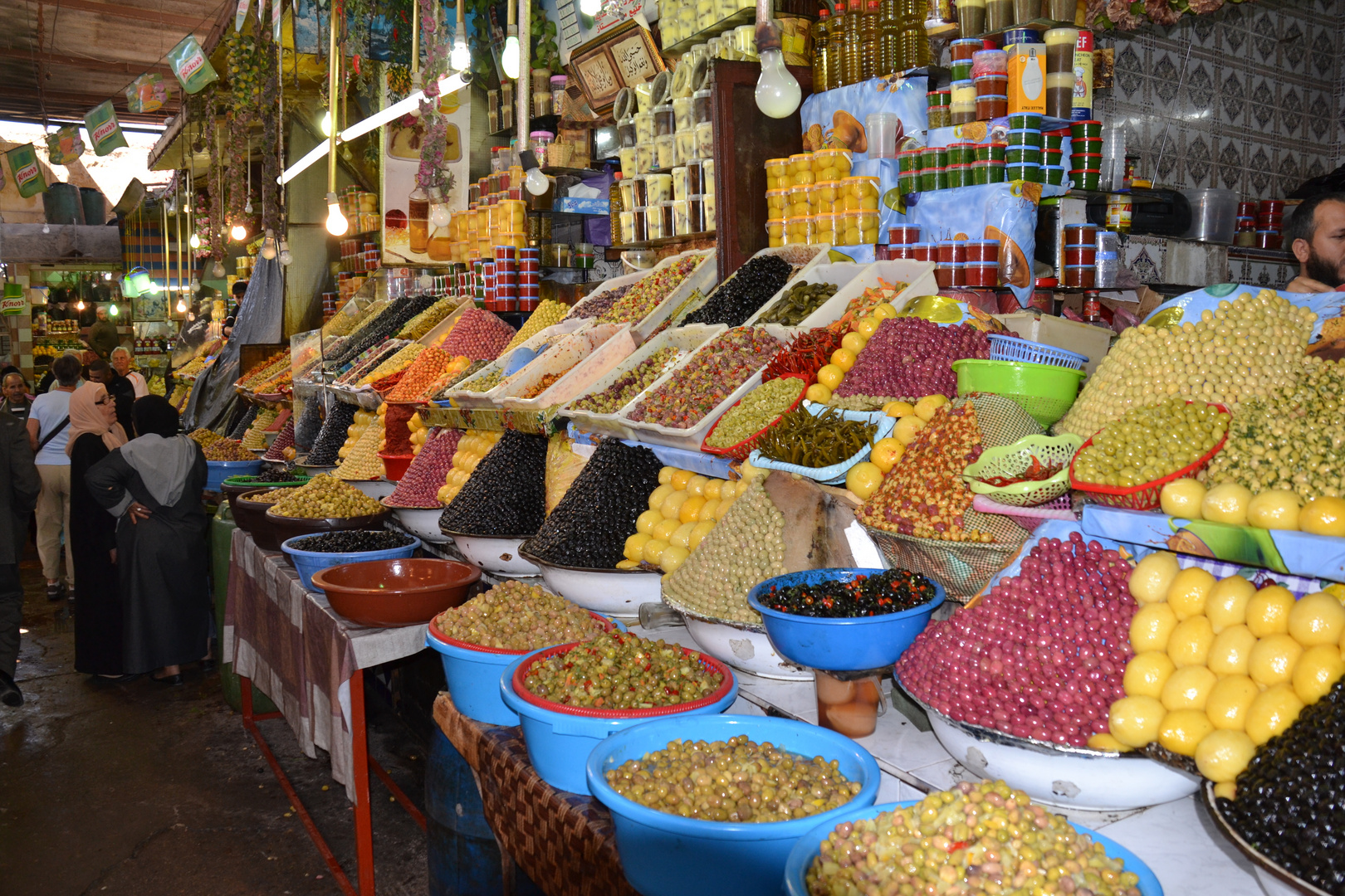 auf dem Markt von Meknes
