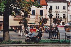 Auf dem Marktplatz in Plock