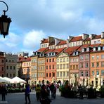 Auf dem Marktplatz in Warschau