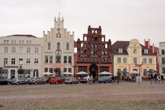 Auf dem Marktplatz in Wismar