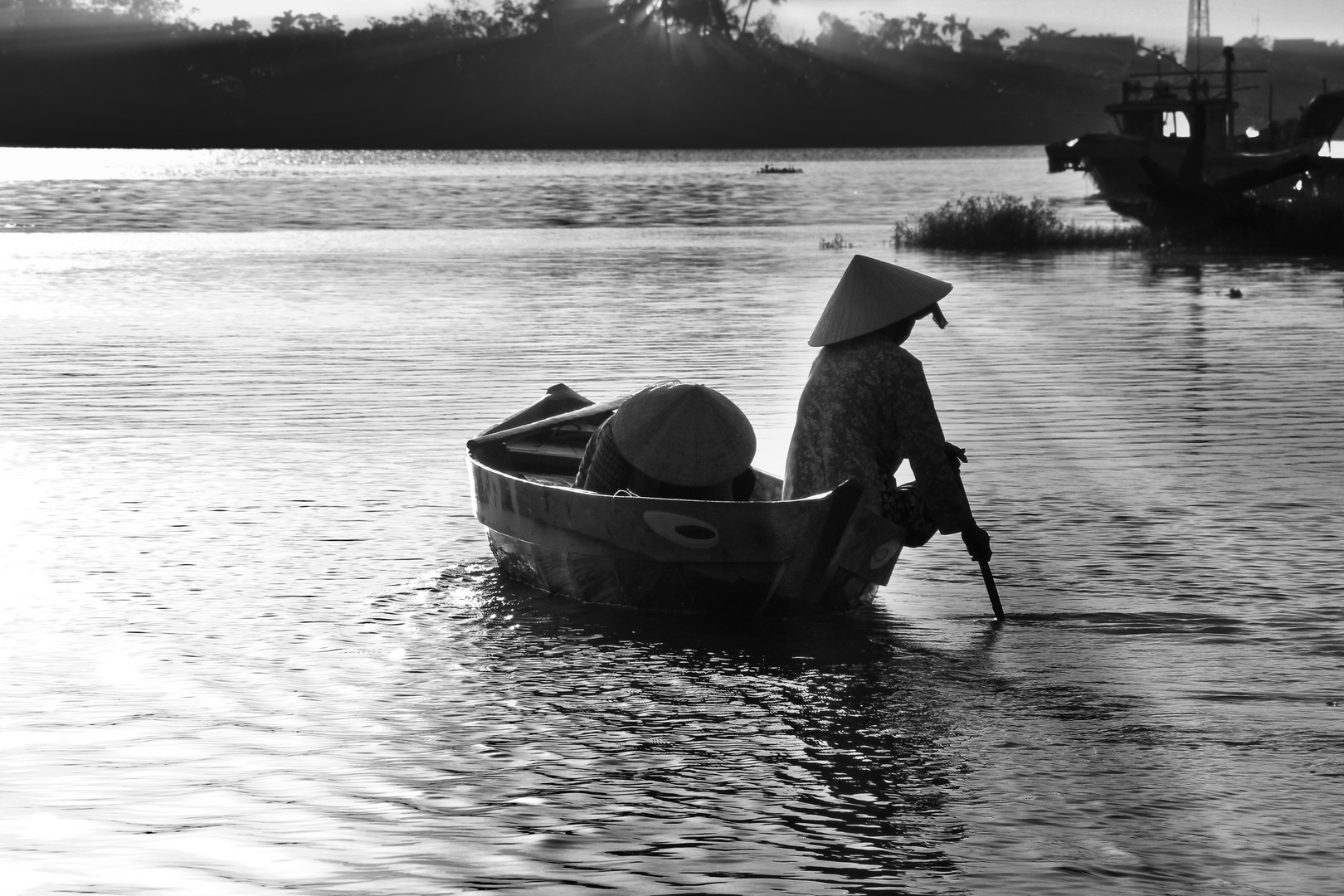 Auf dem Mekong