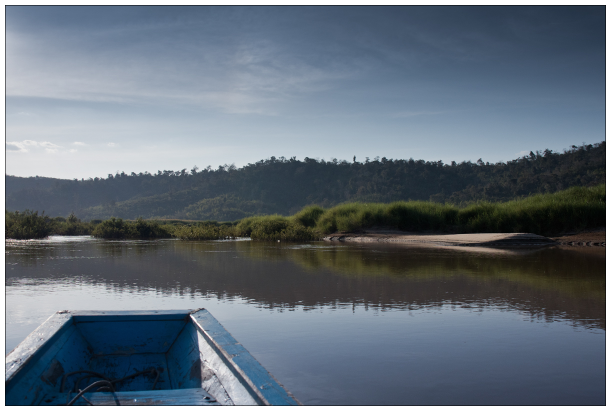 Auf dem Mekong