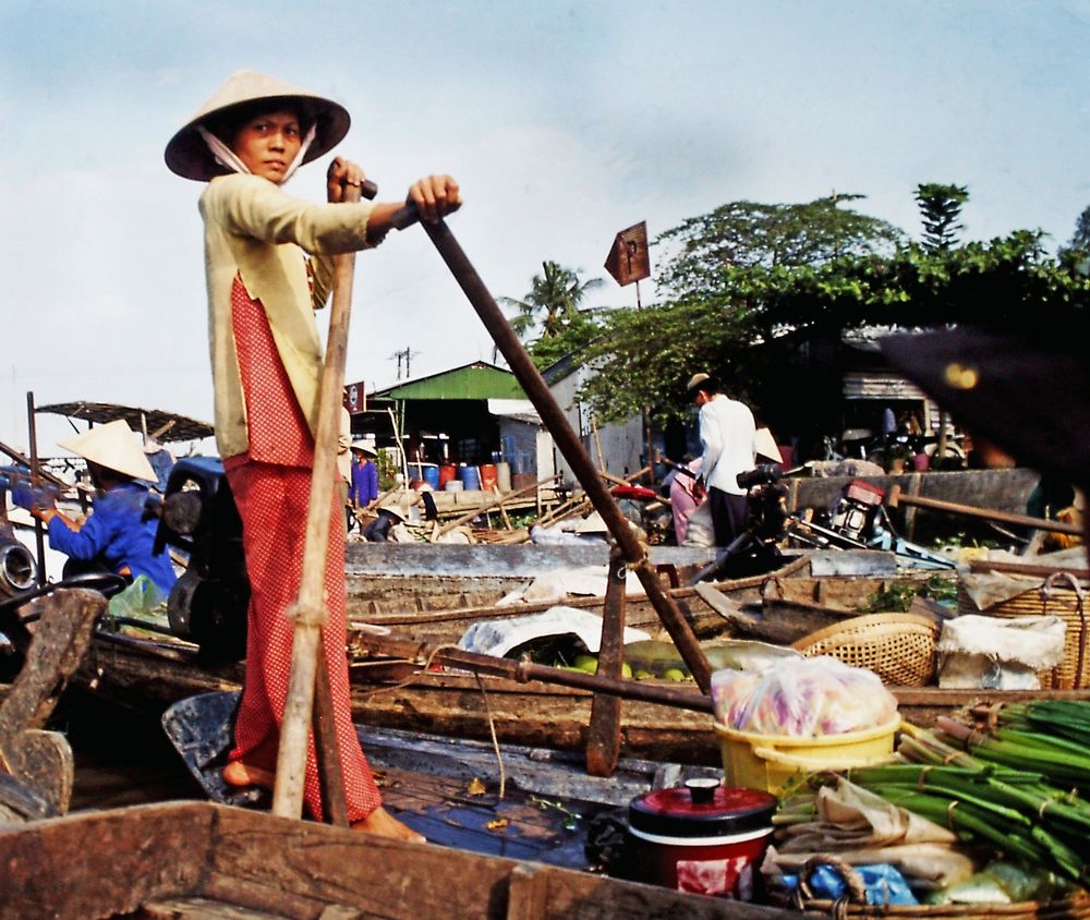 Auf dem Mekong