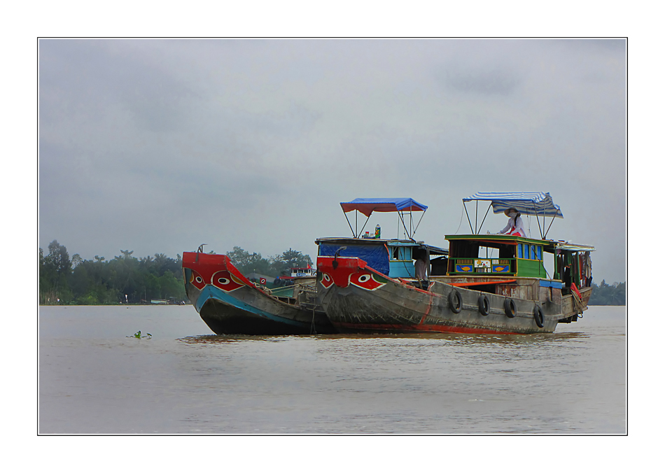 Auf dem Mekong