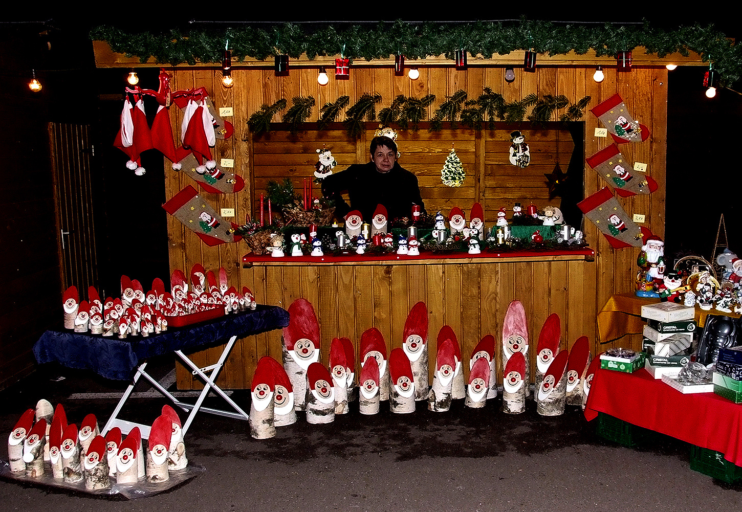 Auf dem Merziger Weihnachtsmarkt ...