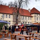 Auf dem Mittelaltermarkt Schloss Strünkede in Herne