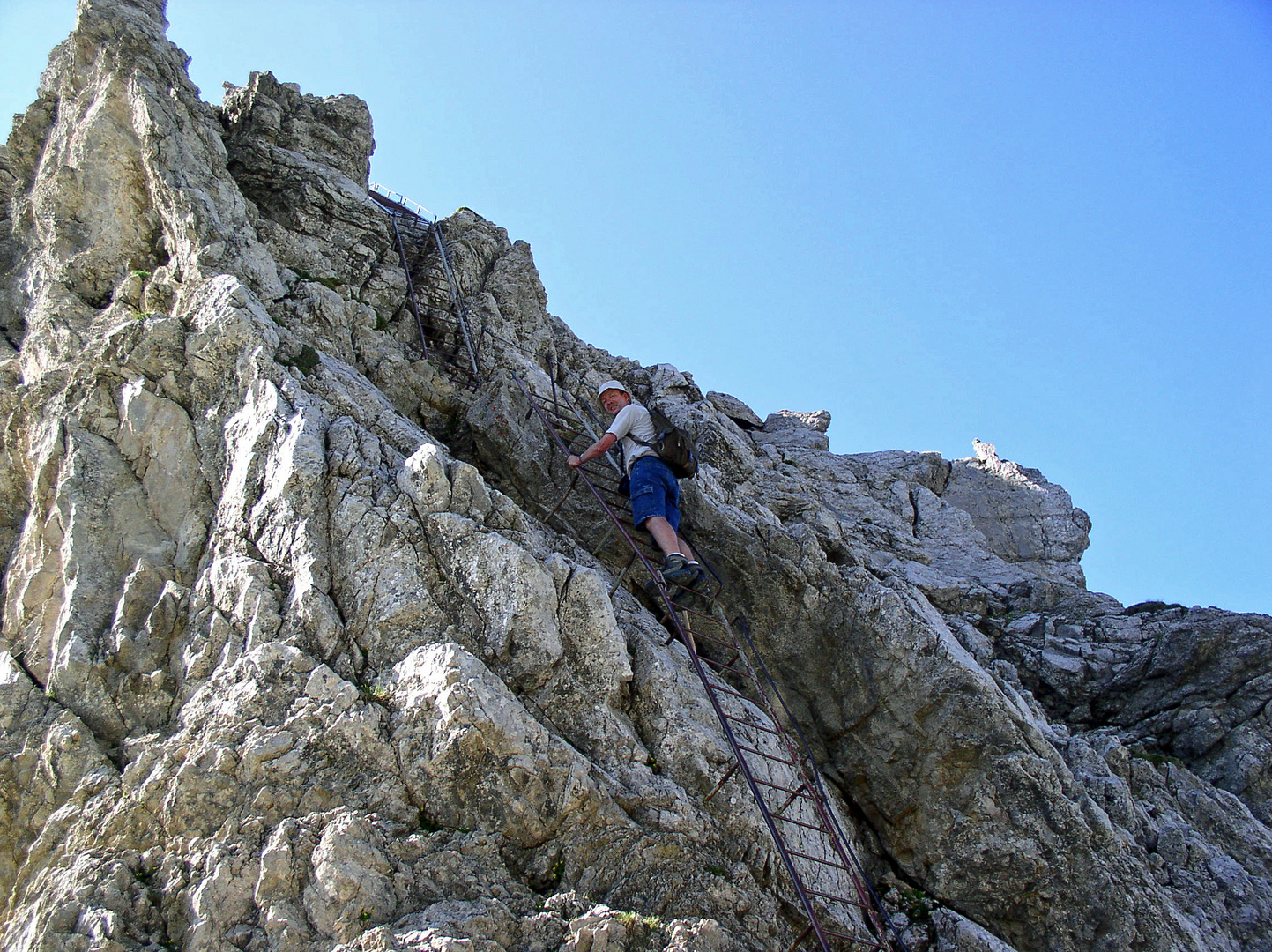 Auf dem Mittenwalder Klettersteig