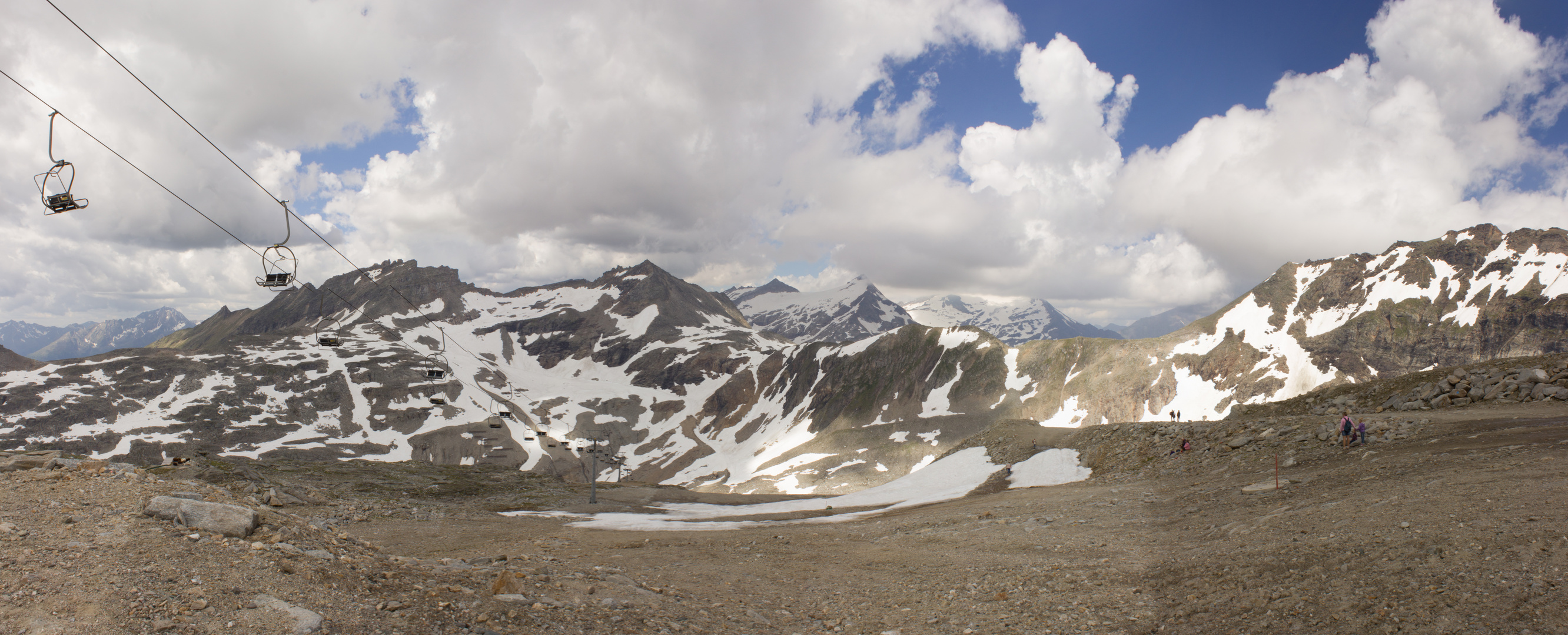 Auf dem Mölltaler Gletscher in 3150m Höhe