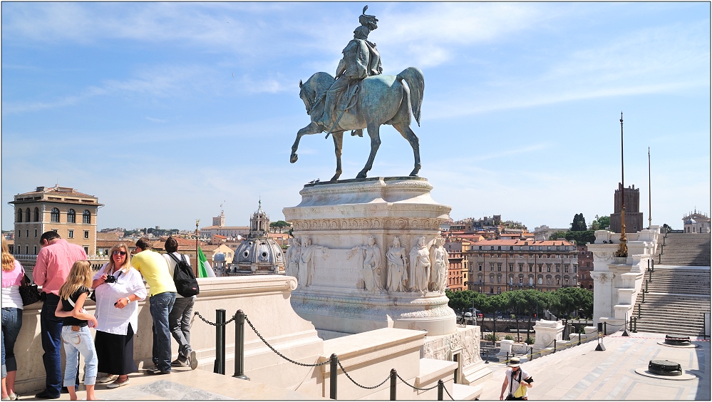 ... auf dem Monumento ...