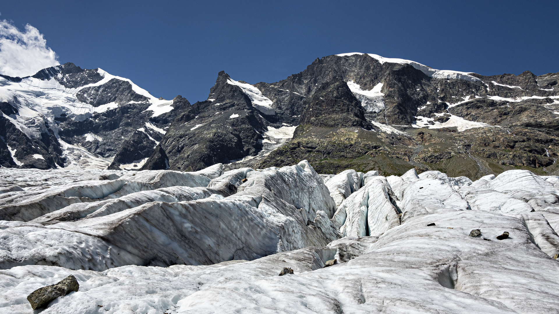 Auf dem Morteratschgletscher