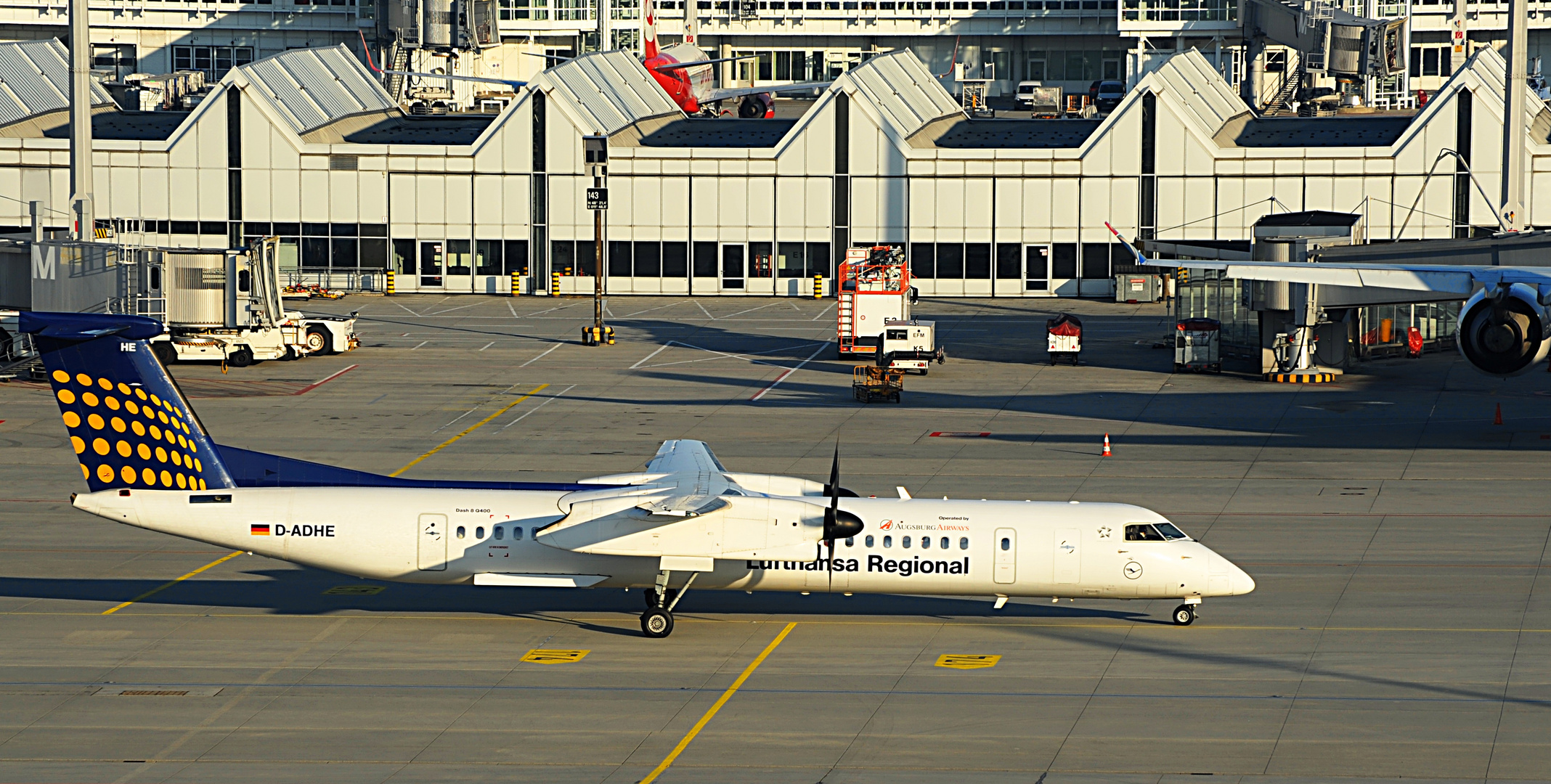 Auf dem Münchener Flughafen