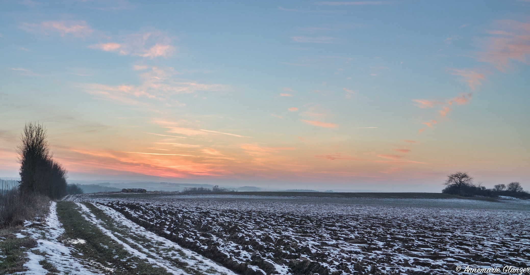 Auf dem Nachhauseweg am Abend