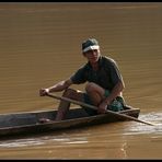 Auf dem Nam Hinboun, Khammouane Provinz, Laos