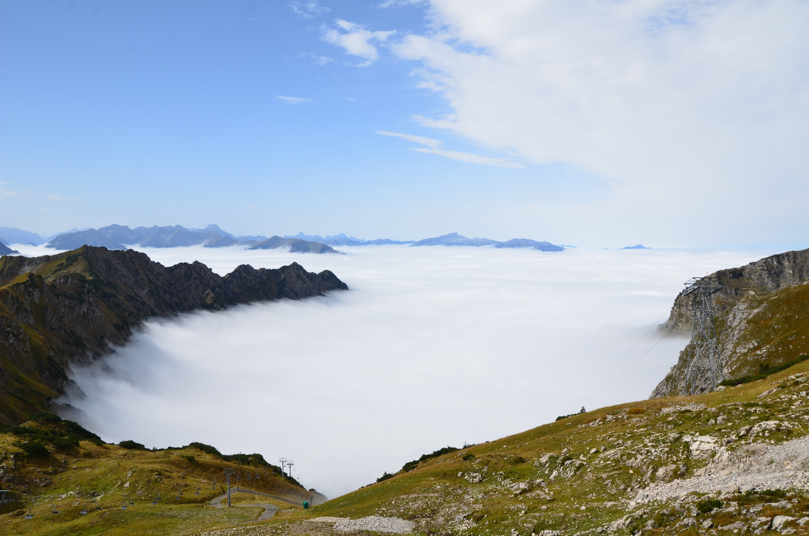Auf dem Nebelhorn über den Wolken - Oberstdorf