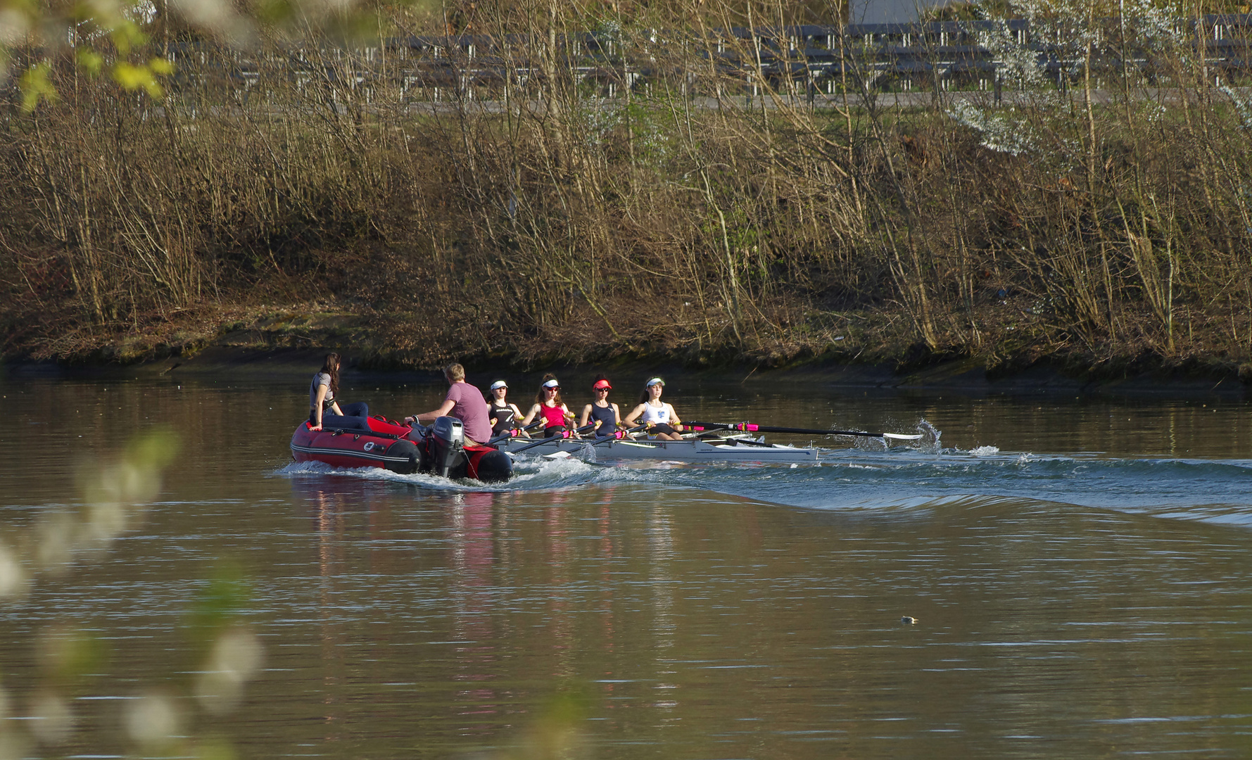 ..auf dem Neckar