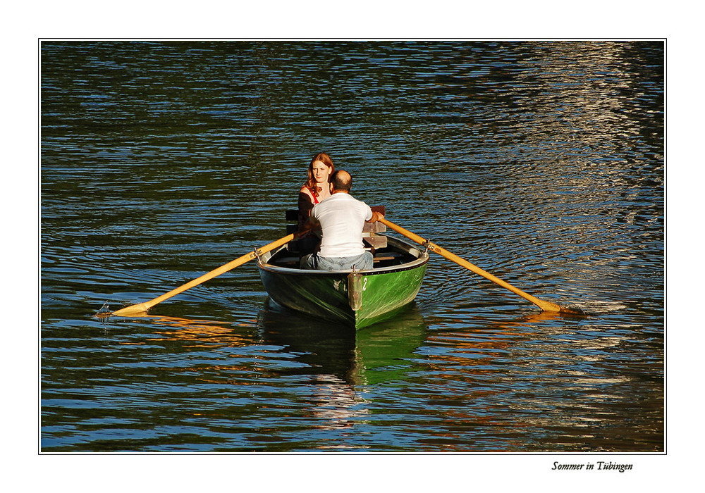 auf dem Neckar....