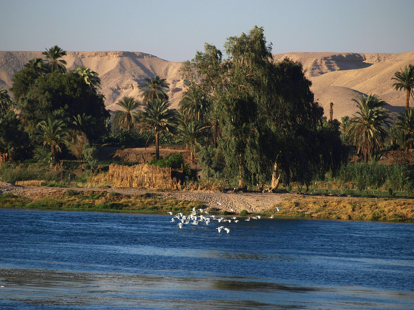 Auf dem Nil zwischen Edfu und Luxor