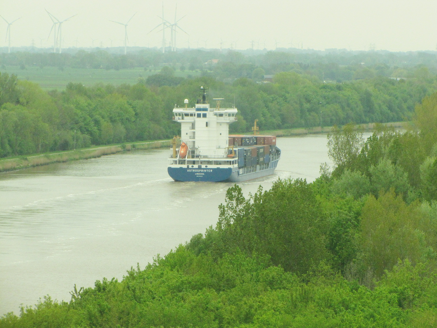 Auf dem Nord-Ostseekanal