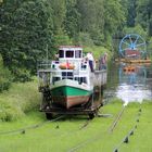 Auf dem Oberlandkanal in Masuren: Statt einer Schleuse