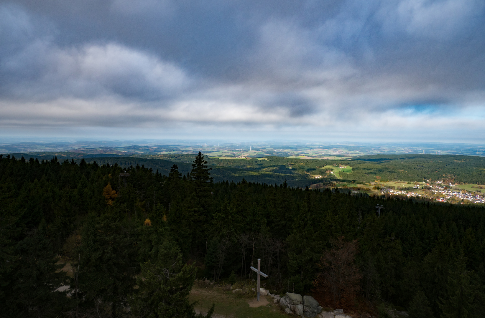 Auf dem Ochsenkopf im Fichtelgebirge