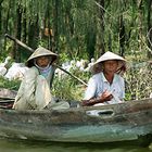 Auf dem Parfumfluss in Vietnam