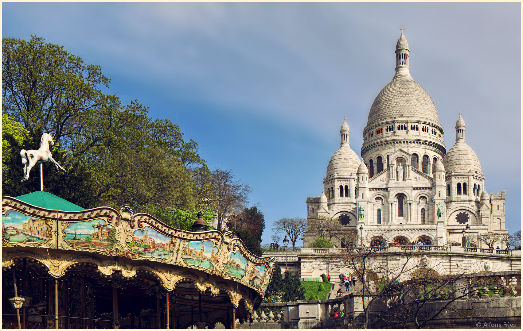 Auf dem Pariser Hügel  Montmartre, ... 