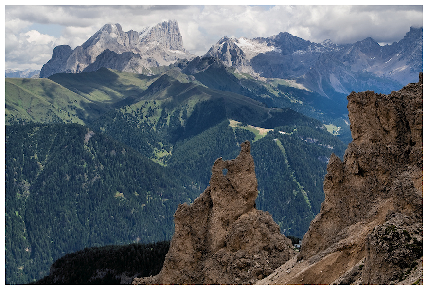 Auf dem Pass (in Farbe)