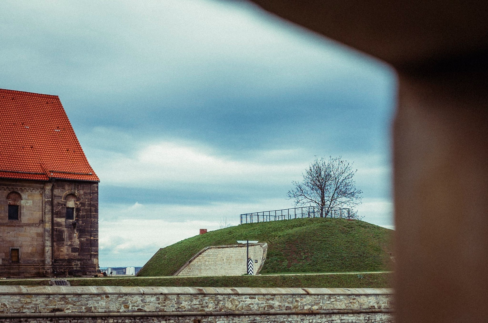 Auf dem Petersberg in Erfurt.