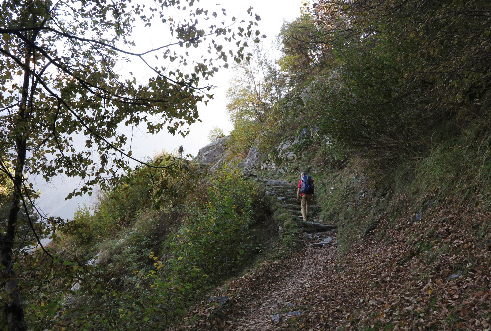 auf dem Pfad nach Soglio