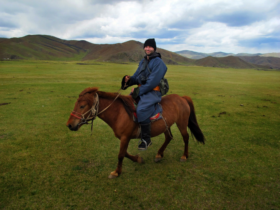 Auf dem Pferd durch Zentral Mongolei