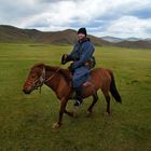 Auf dem Pferd durch Zentral Mongolei