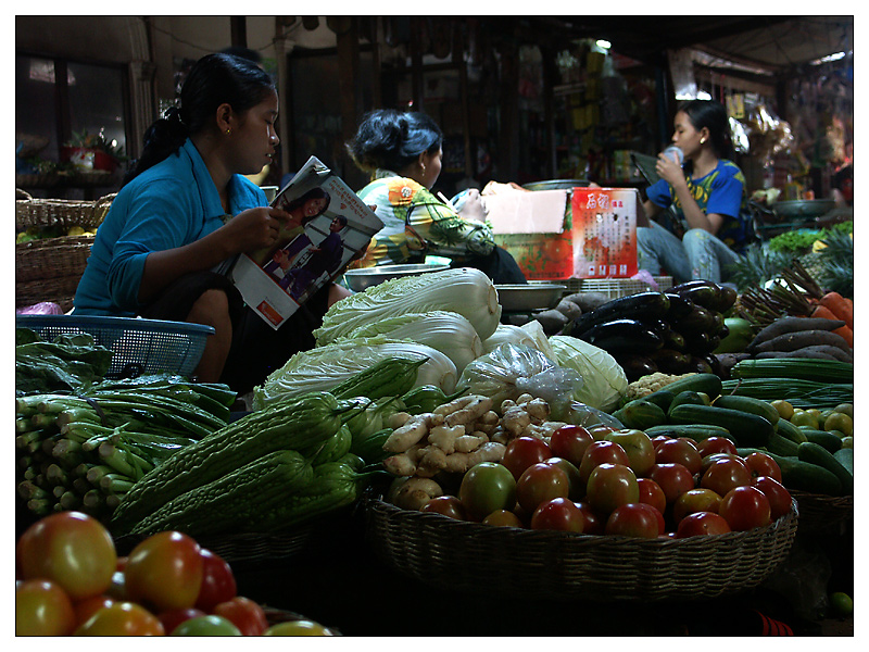 Auf dem Phsar Chas - Siem Reap, Kambodscha