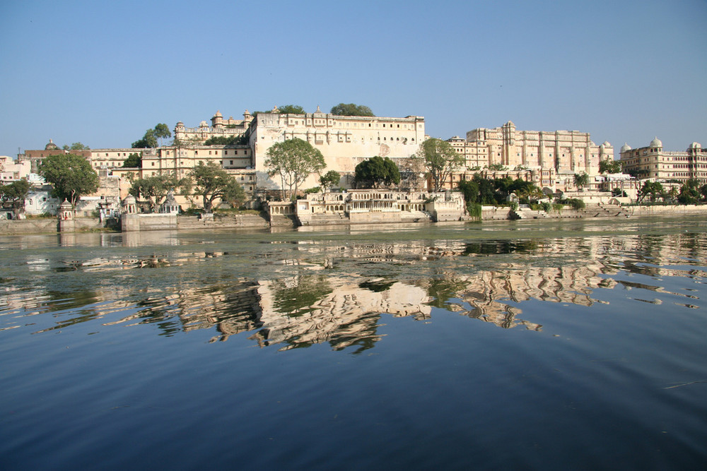 auf dem Pichola See in Udaipur