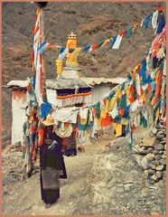 Auf dem Pilgerpfad. Shigatse, Tibet