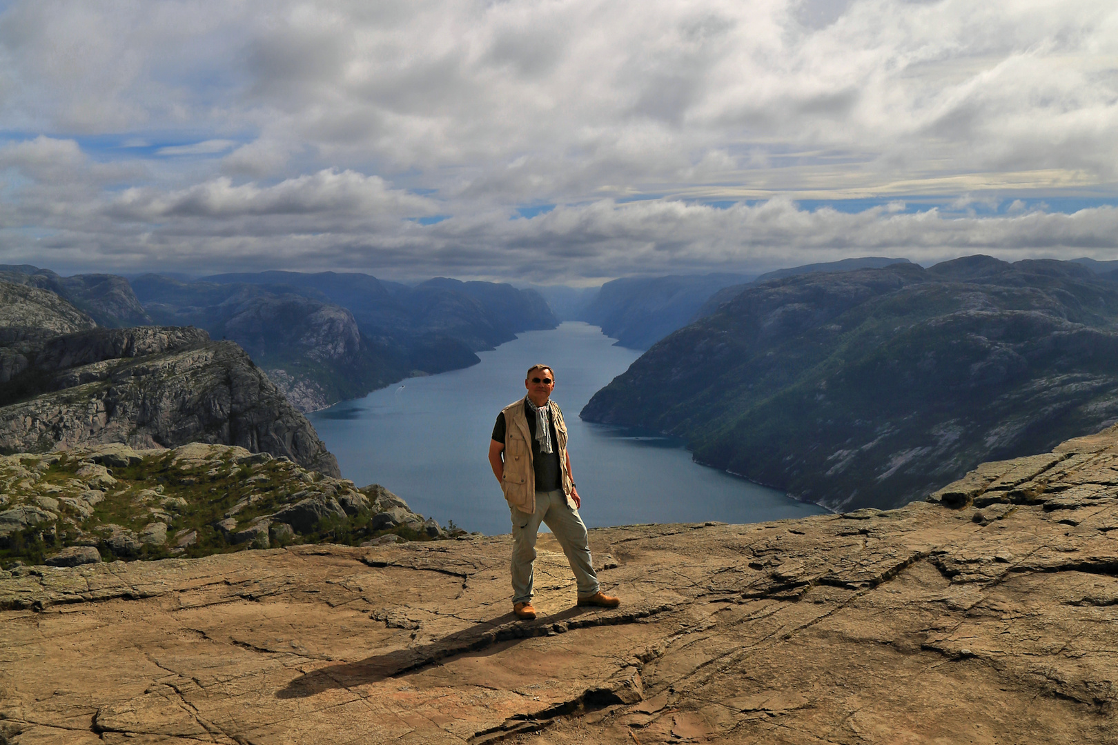 auf dem Plateau des Preikestolen